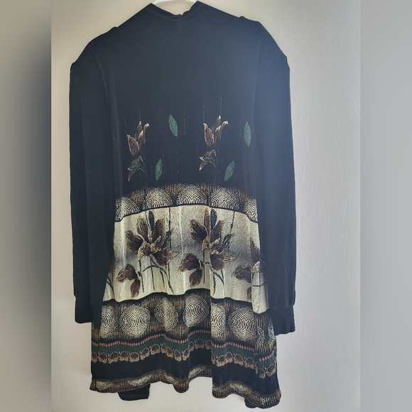 Ls collections by sunu open front size L gold  flowers design. - Picture 7 of 13